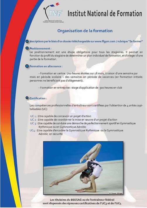 DEJEPS mention disciplines gymniques d'expression (GR et Aérobic)
