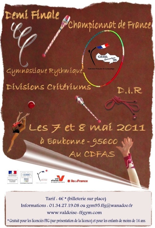 Demi-finale des DC et de la DIR GR les 7/8 mai 2011 au CDFAS d'Eaubonne