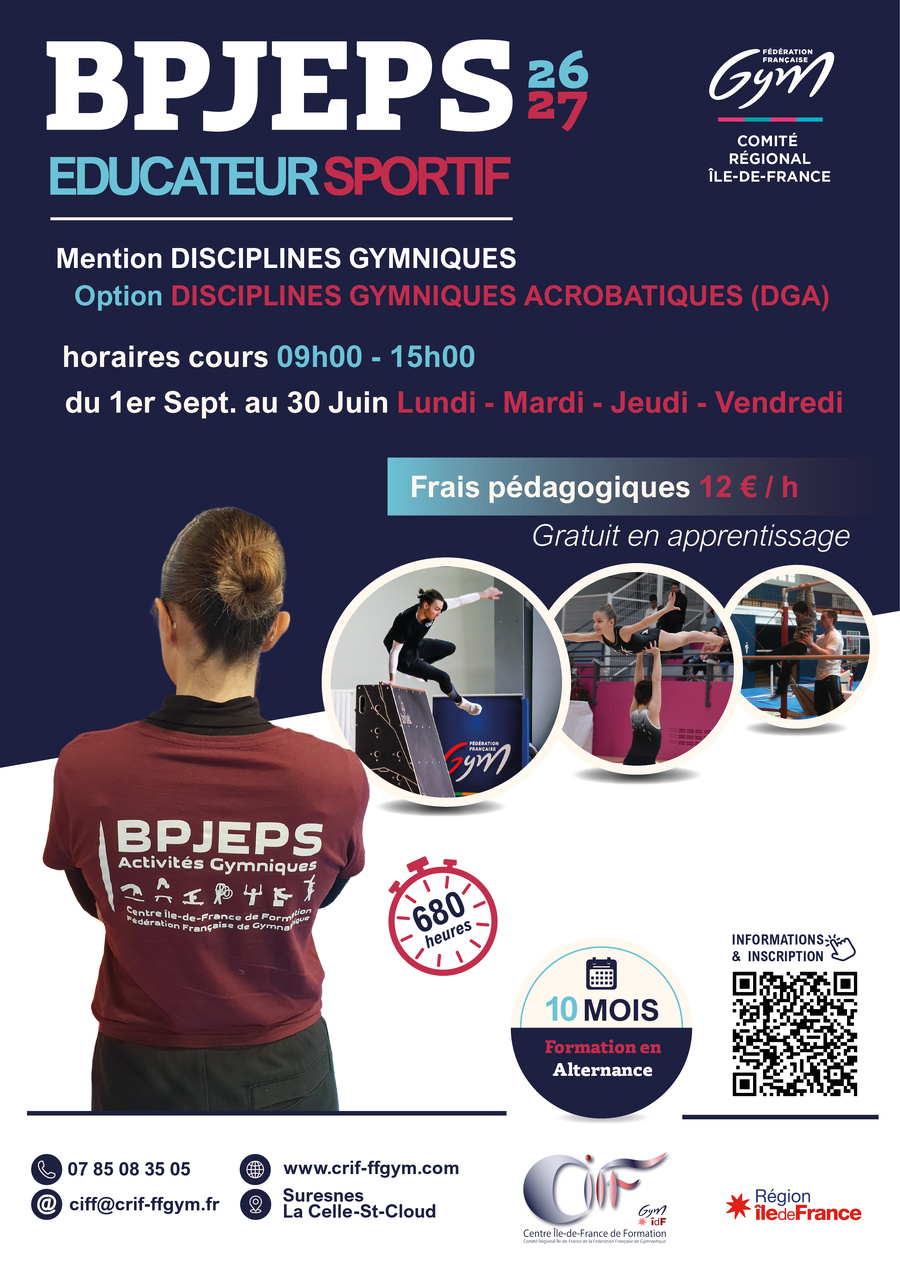 BPJEPS/DG Acrobatiques BPJEPS/DG Acrobatiques