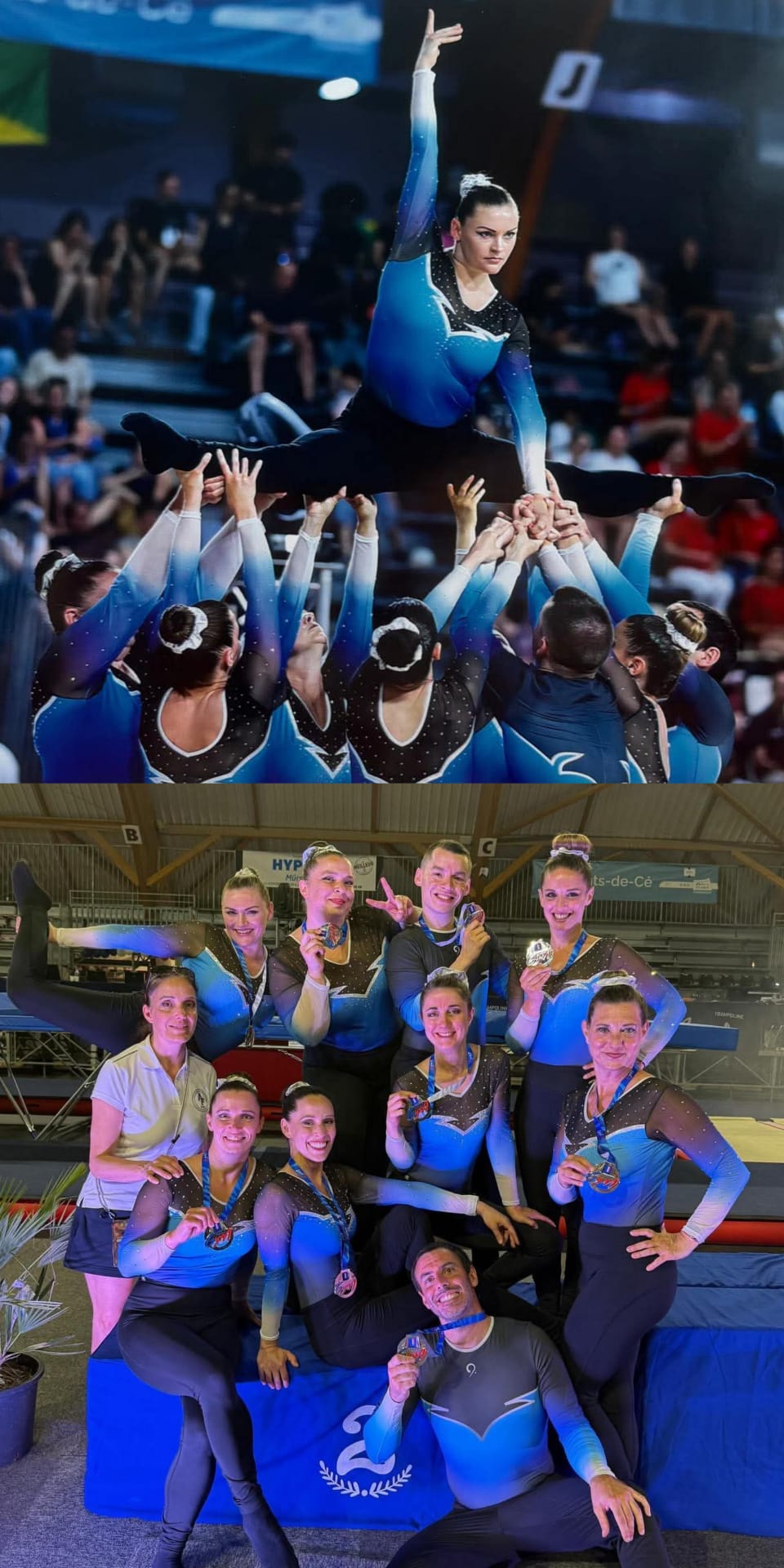 Suite des résultats 2026 : podiums du Championnat de France Team Gym