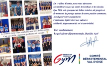 Le CDVO Gym et sa présidente vous souhaitent une très belle année 2026.